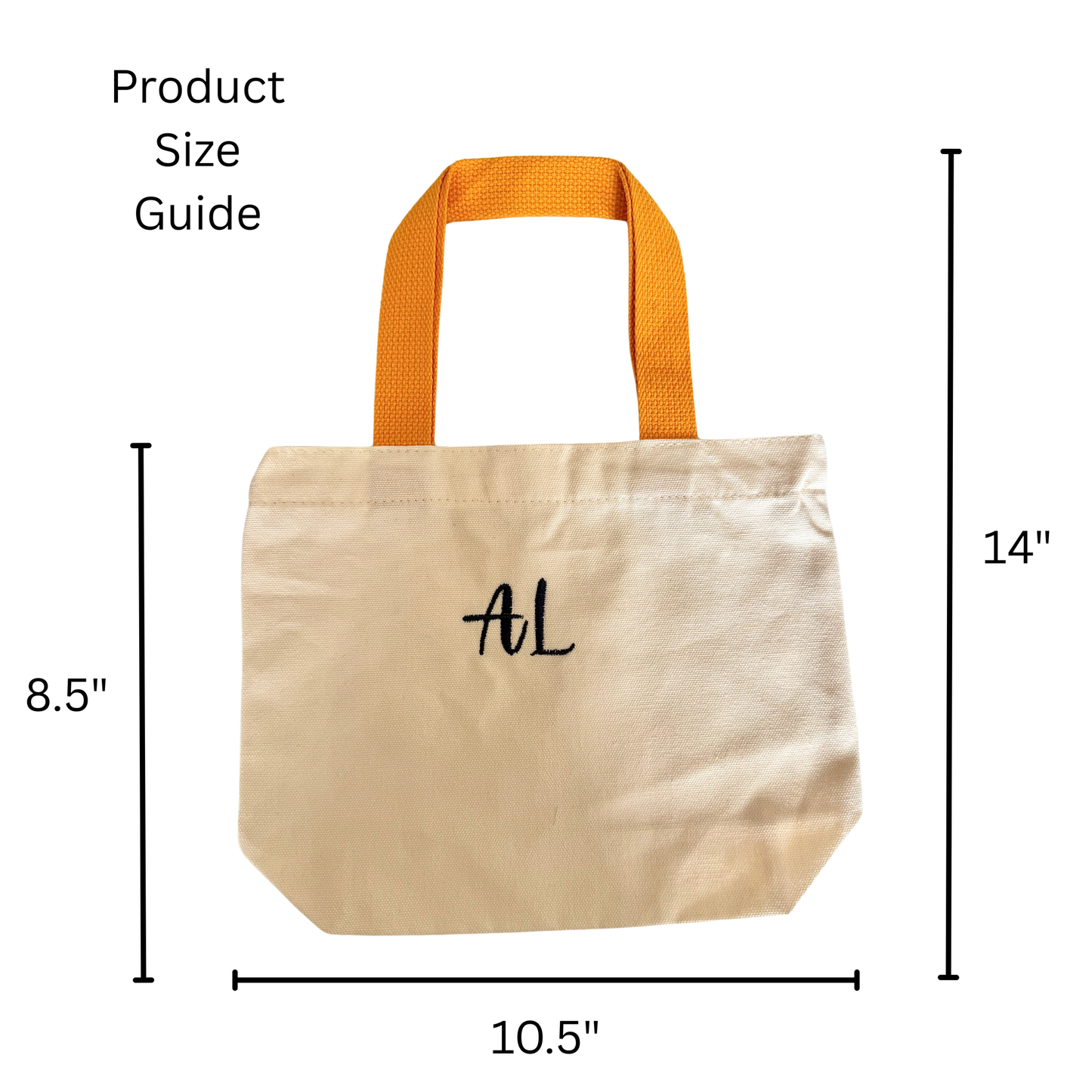 Personalized Embroidered Tote Bag | Custom Name Canvas Bag