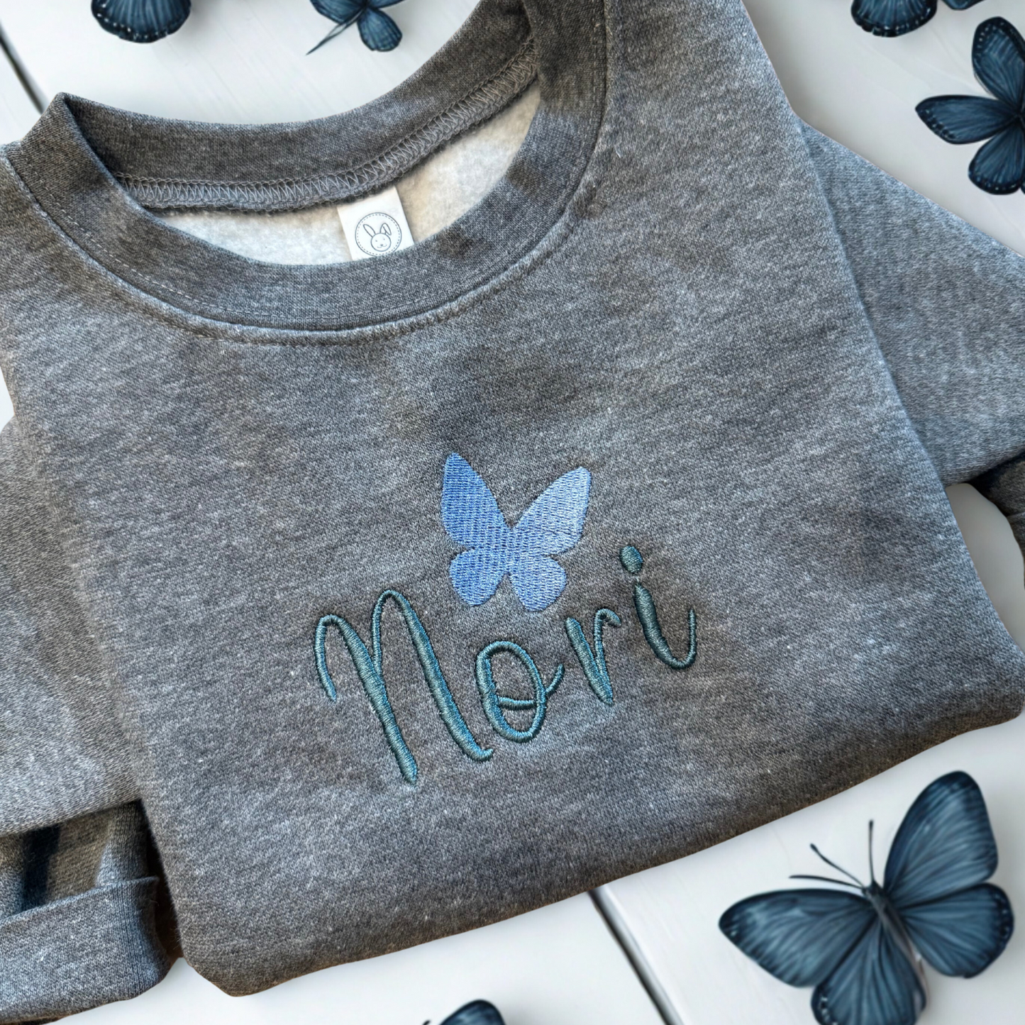 Custom Embroidered Kids Sweatshirt | Personalized Kids Sweater | Baby Gift