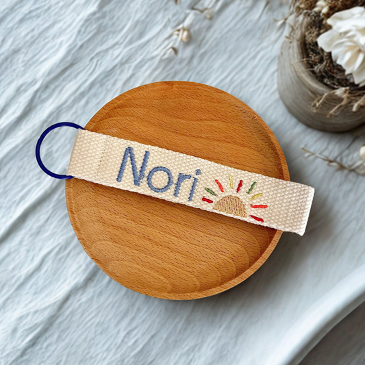 Custom Double-Sided Embroidered Name Tag – Emergency Contact ID